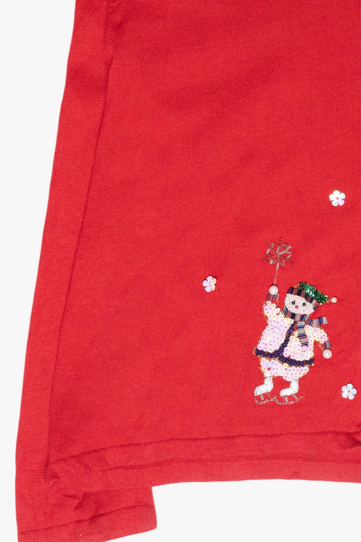 Silly Snowmen Vintage Ugly Christmas Cardigan (2000s)