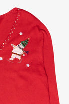 Silly Snowmen Vintage Ugly Christmas Cardigan (2000s)