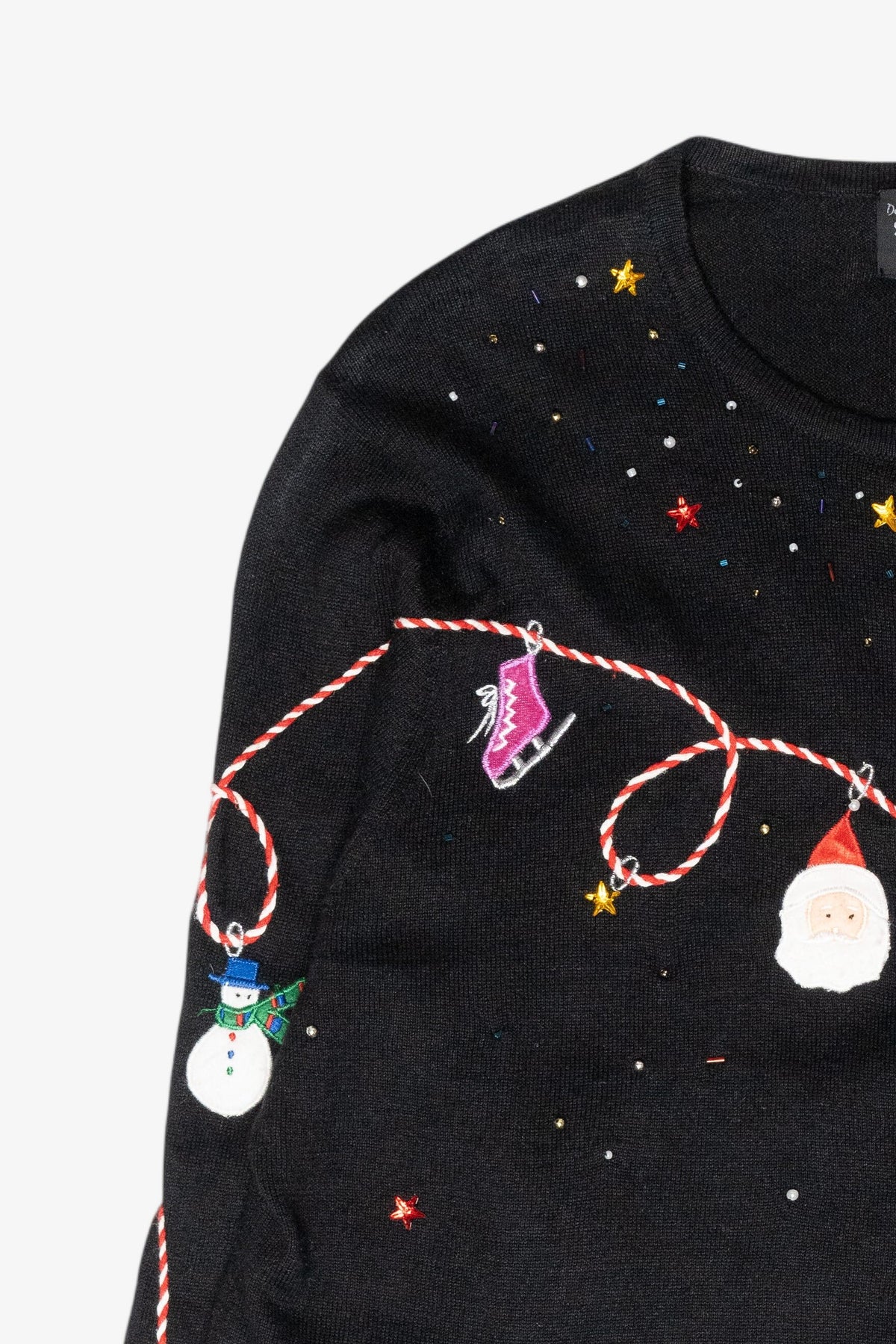 Festive Garland Vintage Ugly Christmas Cardigan (2000s)