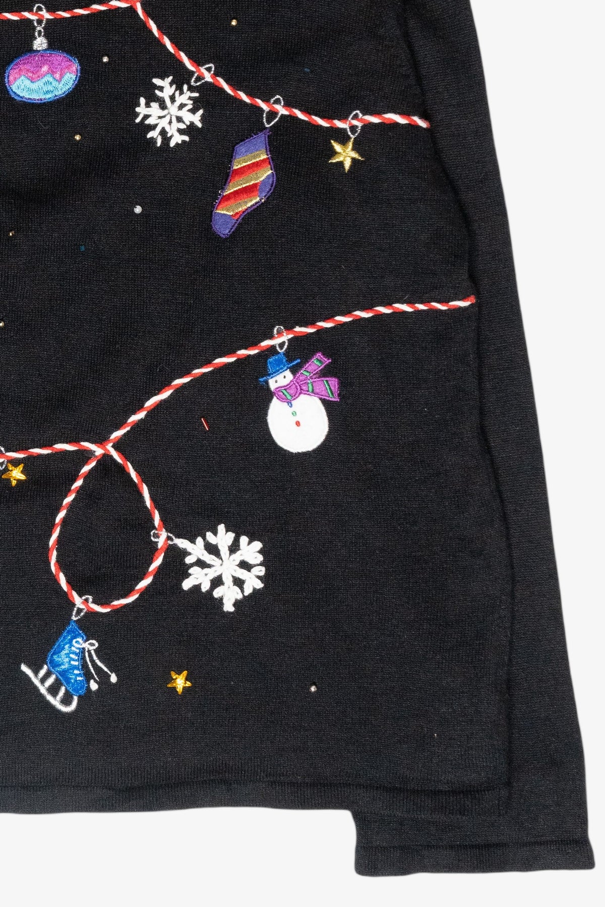 Festive Garland Vintage Ugly Christmas Cardigan (2000s)