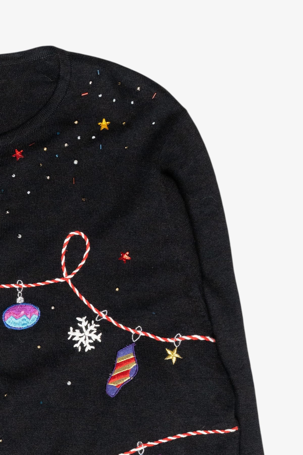 Festive Garland Vintage Ugly Christmas Cardigan (2000s)