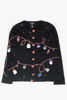 Festive Garland Vintage Ugly Christmas Cardigan (2000s)