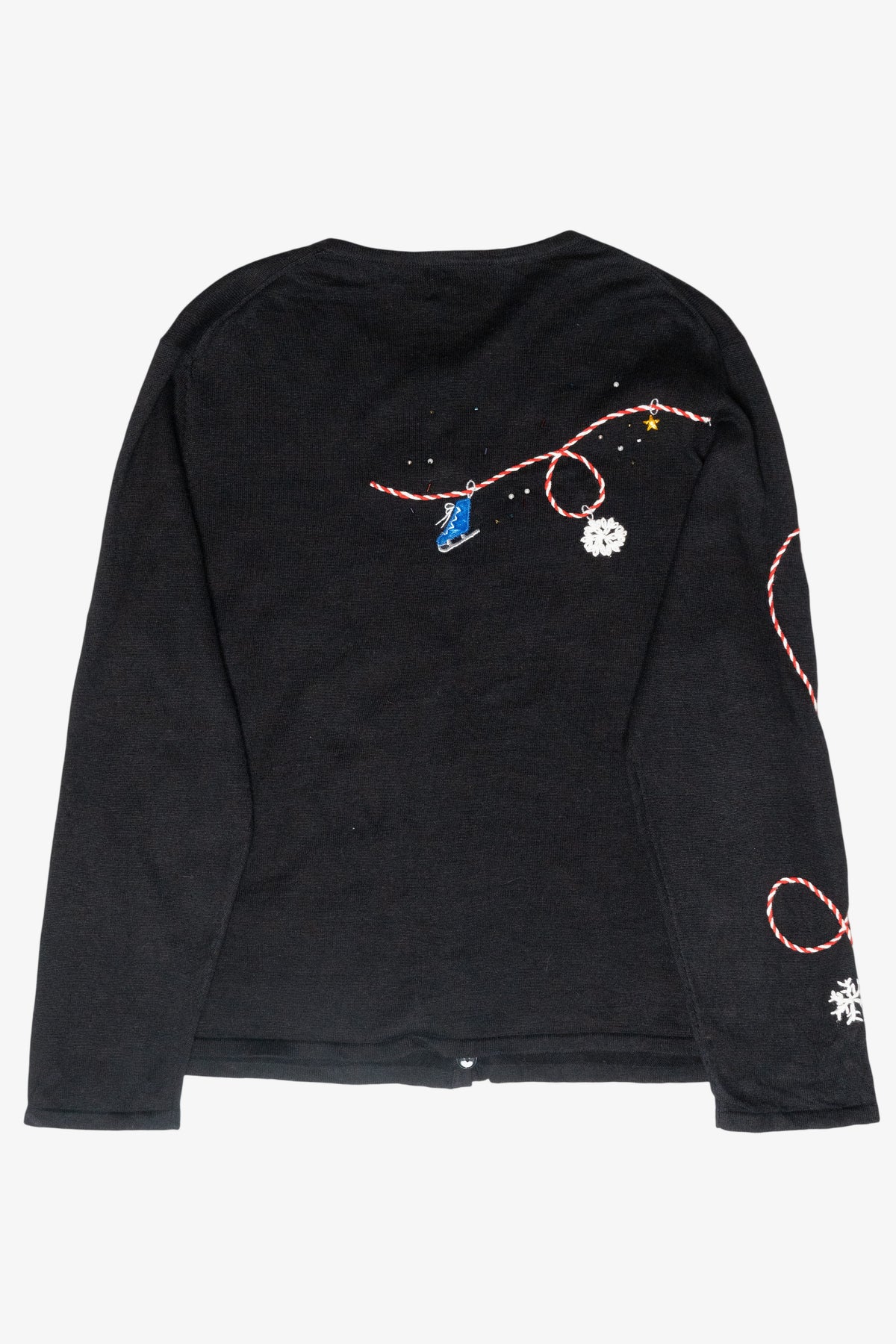 Festive Garland Vintage Ugly Christmas Cardigan (2000s)