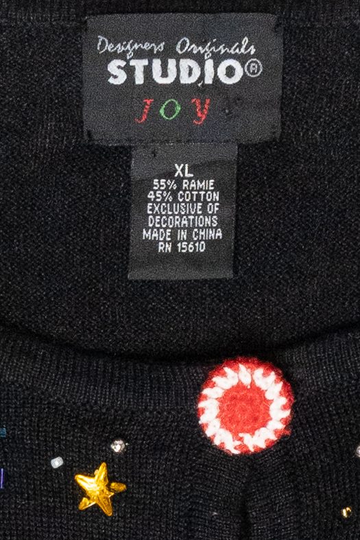 Festive Garland Vintage Ugly Christmas Cardigan (2000s)