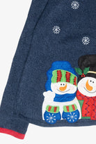 Happy Snowmen Vintage Ugly Christmas Cardigan (2000s)