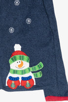 Happy Snowmen Vintage Ugly Christmas Cardigan (2000s)