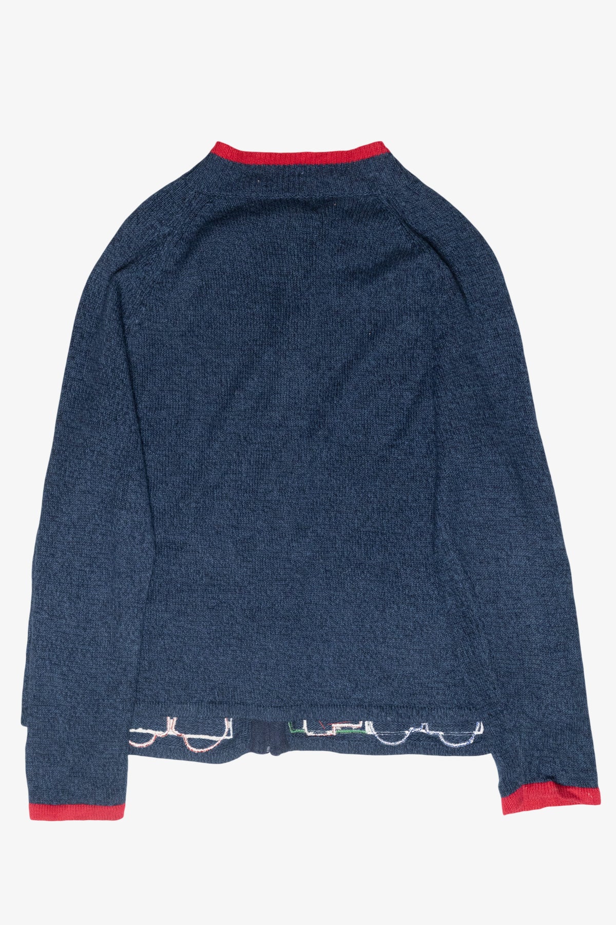 Happy Snowmen Vintage Ugly Christmas Cardigan (2000s)