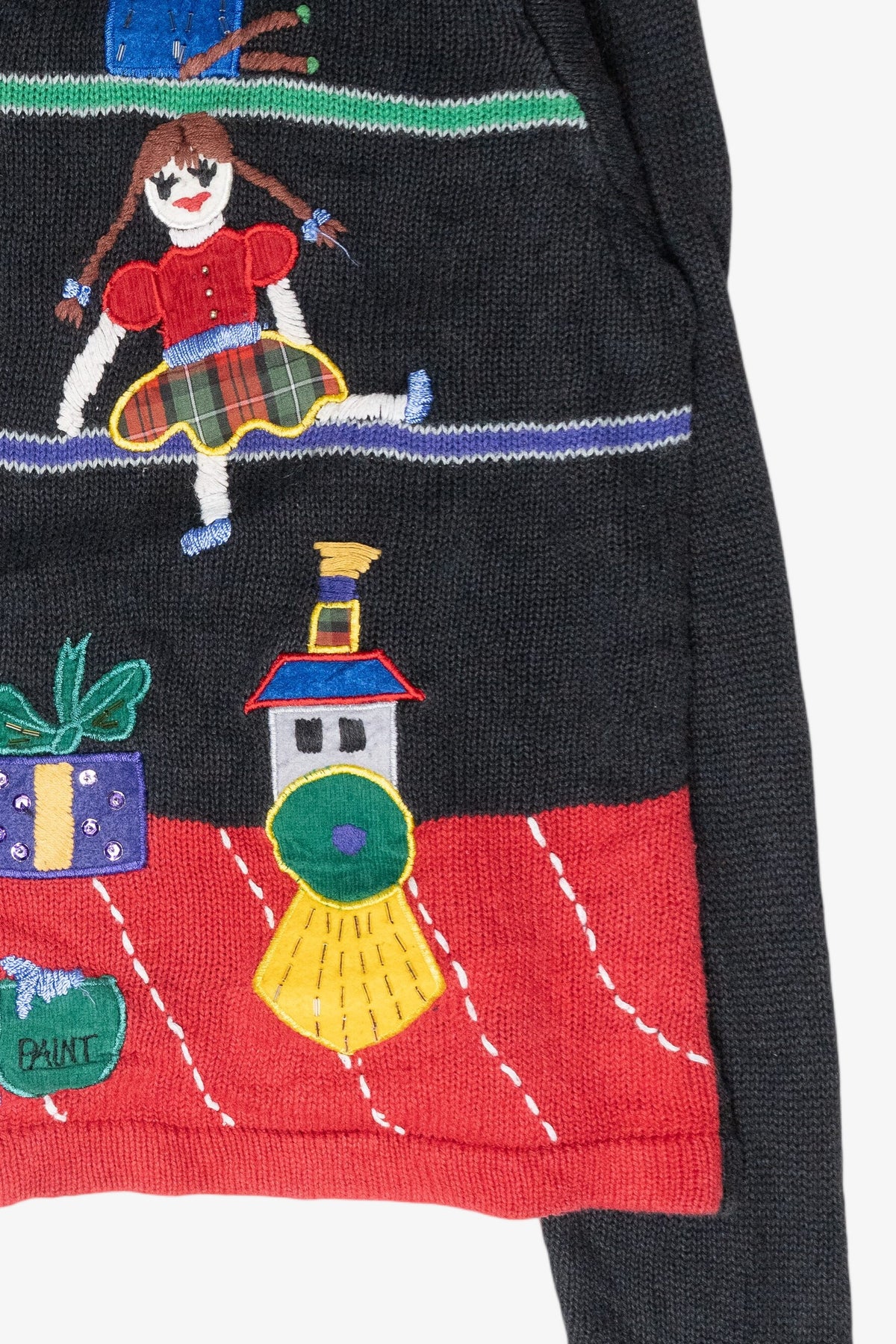 Holiday Toys Vintage Ugly Christmas Cardigan (2000s)