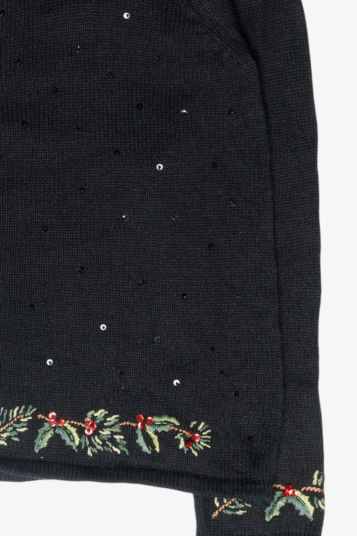 Cardinal Vintage Ugly Christmas Zip Cardigan (2000s)