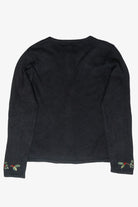 Cardinal Vintage Ugly Christmas Zip Cardigan (2000s)