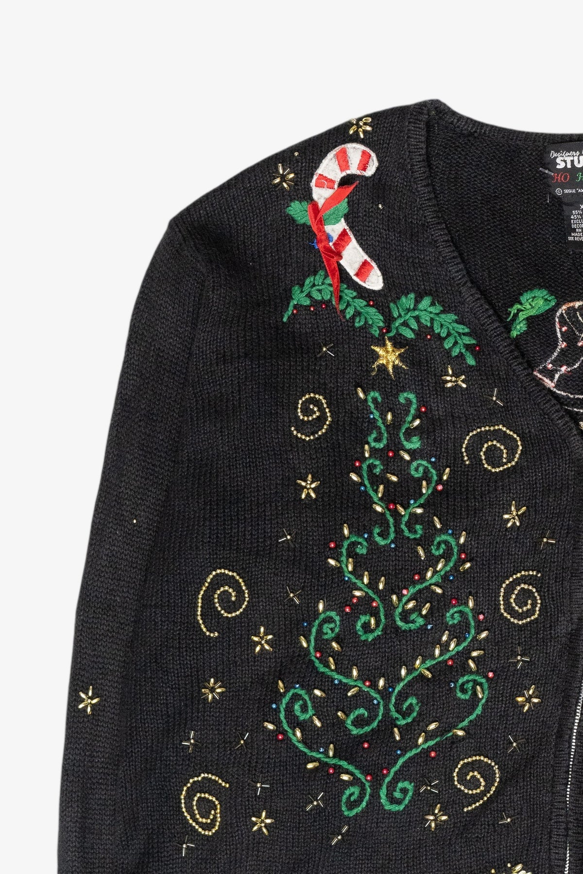 Rocking Horse Vintage Ugly Christmas Cardigan (2000s)