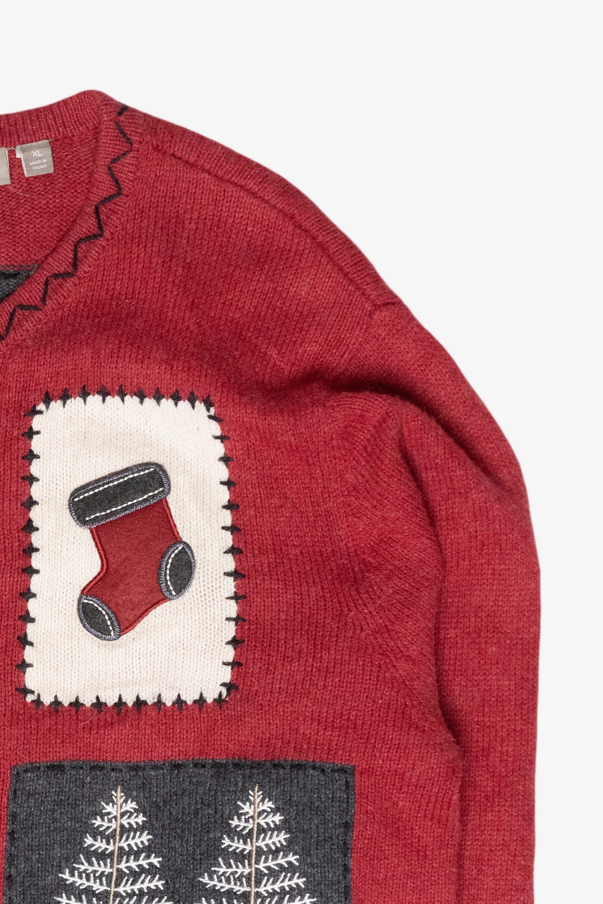 Cozy Snowman Vintage Ugly Christmas Cardigan (2000s)
