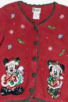 Vintage Mickey & Minnie Mouse Walt Disney World Ugly Christmas Sweater (2000s)