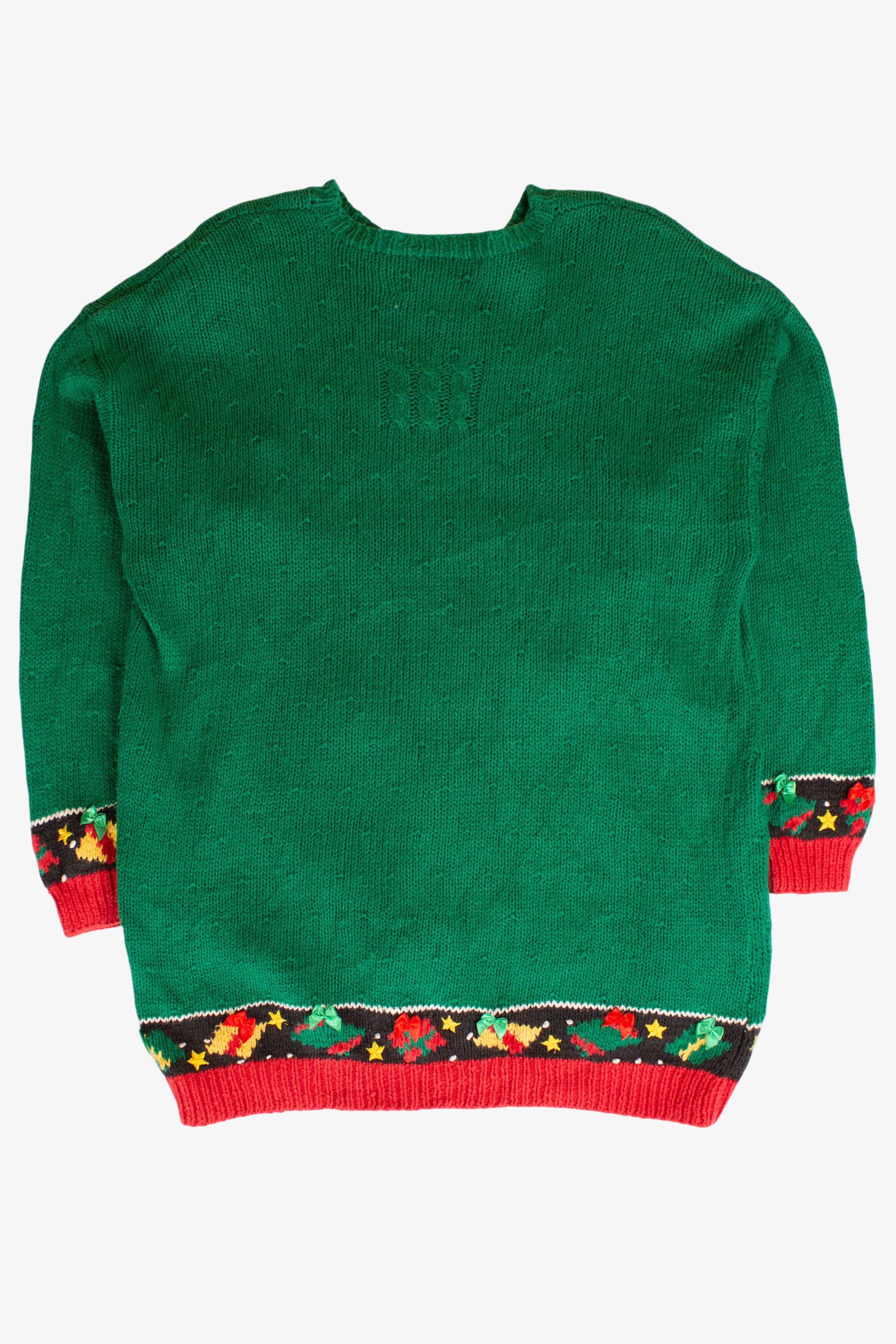 Vintage Mary Engelbreit Santa Christmas Sweater (1990s)