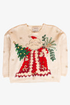 Vintage Talbots Santa Christmas Sweater (1990s)