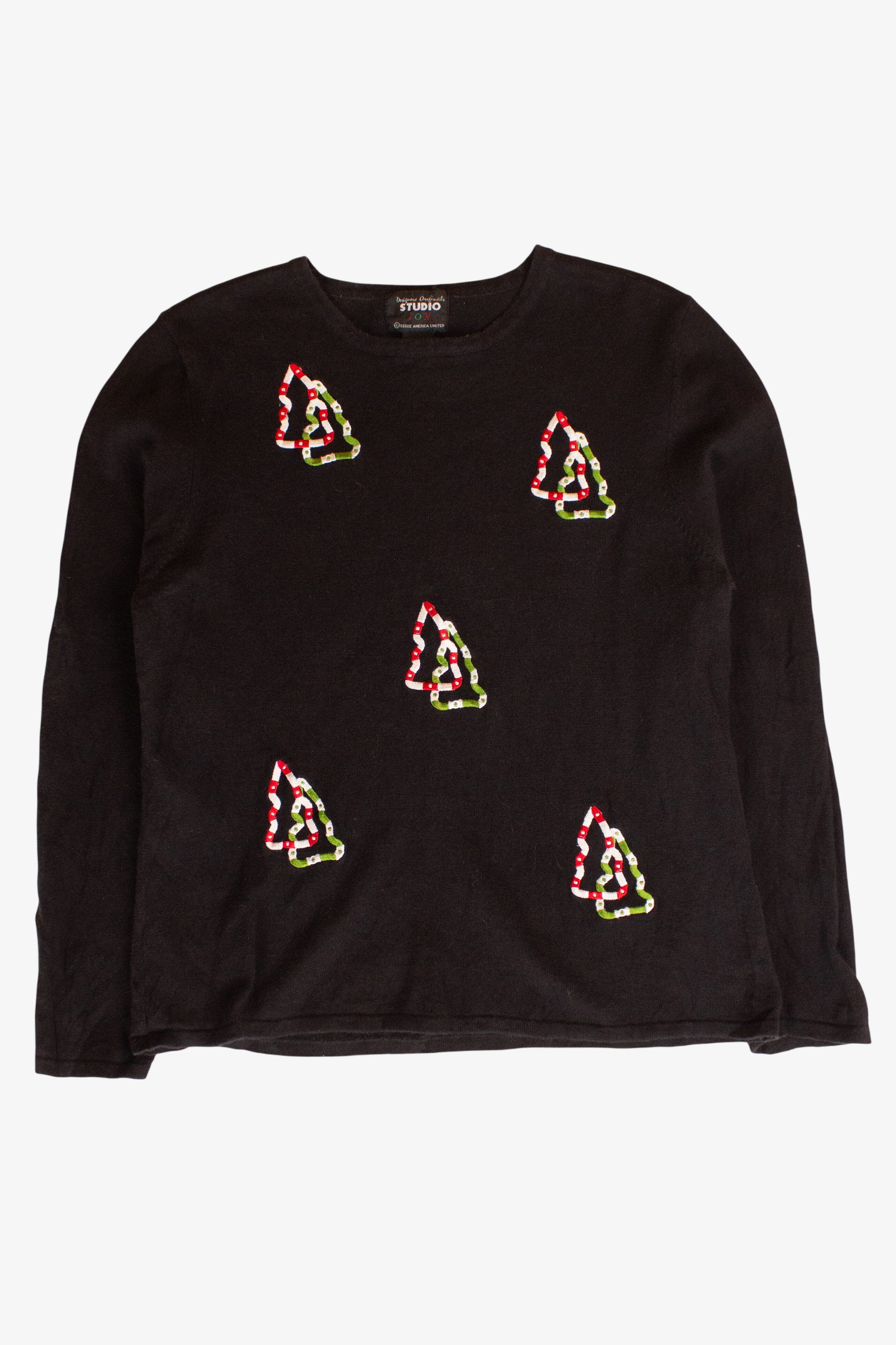 Vintage Studio Joy Trees Ugly Christmas Sweater (2000s)