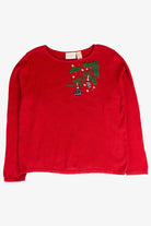Vintage Liz Claiborne Ornaments Christmas Sweater (2000s)