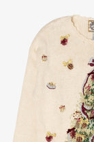 Vintage White Heirloom Collectible Tree Ugly Christmas Pullover (2000s)