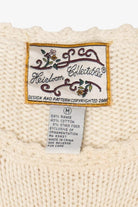 Vintage White Heirloom Collectible Tree Ugly Christmas Pullover (2000s)