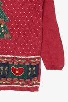 Vintage Red Karen Scott Button Tree Ugly Christmas Pullover (2000s)