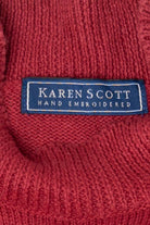 Vintage Red Karen Scott Button Tree Ugly Christmas Pullover (2000s)