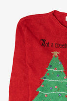 Vintage Red Lindsey Blake "Not Even A Mouse" Ugly Christmas Pullover (1990s)