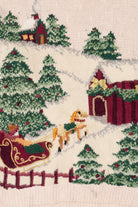 Vintage White Marisa Christina Trees Ugly Christmas Pullover (1990s)