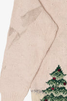 Vintage White Marisa Christina Trees Ugly Christmas Pullover (1990s)