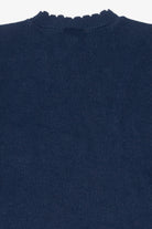 Vintage Navy Blue Adele Knitwear Ugly Christmas Pullover (1980s)