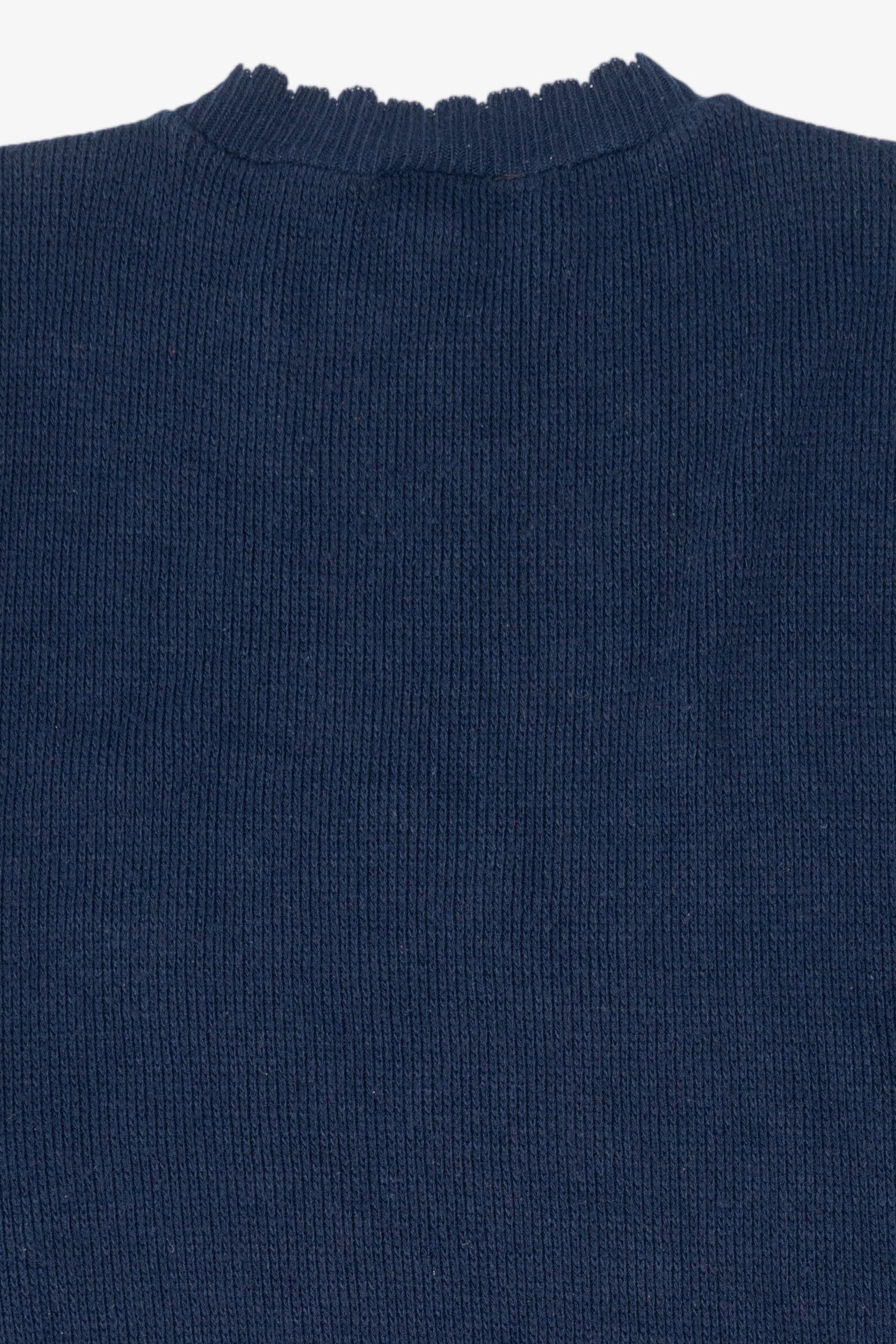 Vintage Navy Blue Adele Knitwear Ugly Christmas Pullover (1980s)