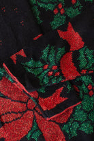 Vintage Metallic Wreath Ugly Christmas Sweater (1990s)