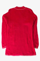 Vintage Red Ornaments Christmas Sweater Dress (1990s)