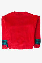 Vintage Red Bows & Terriers Christmas Sweater (1990s)
