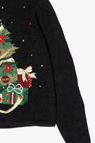 Vintage Black Tiara International Presents Under Tree Ugly Christmas Pullover (2000s)
