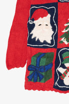 Vintage Red Carly St. Claire Ugly Christmas Pullover (1990s)