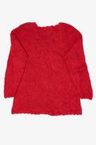Vintage Red Carly St. Claire Ugly Christmas Pullover (1990s)