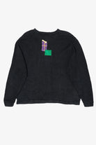 Vintage Black Bobbie Brooks Presents Under Tree Ugly Christmas Pullover (1990s)