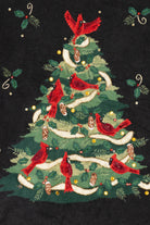 Vintage Black Heirloom Collectible Cardinals In Tree Ugly Christmas Pullover (2000s)