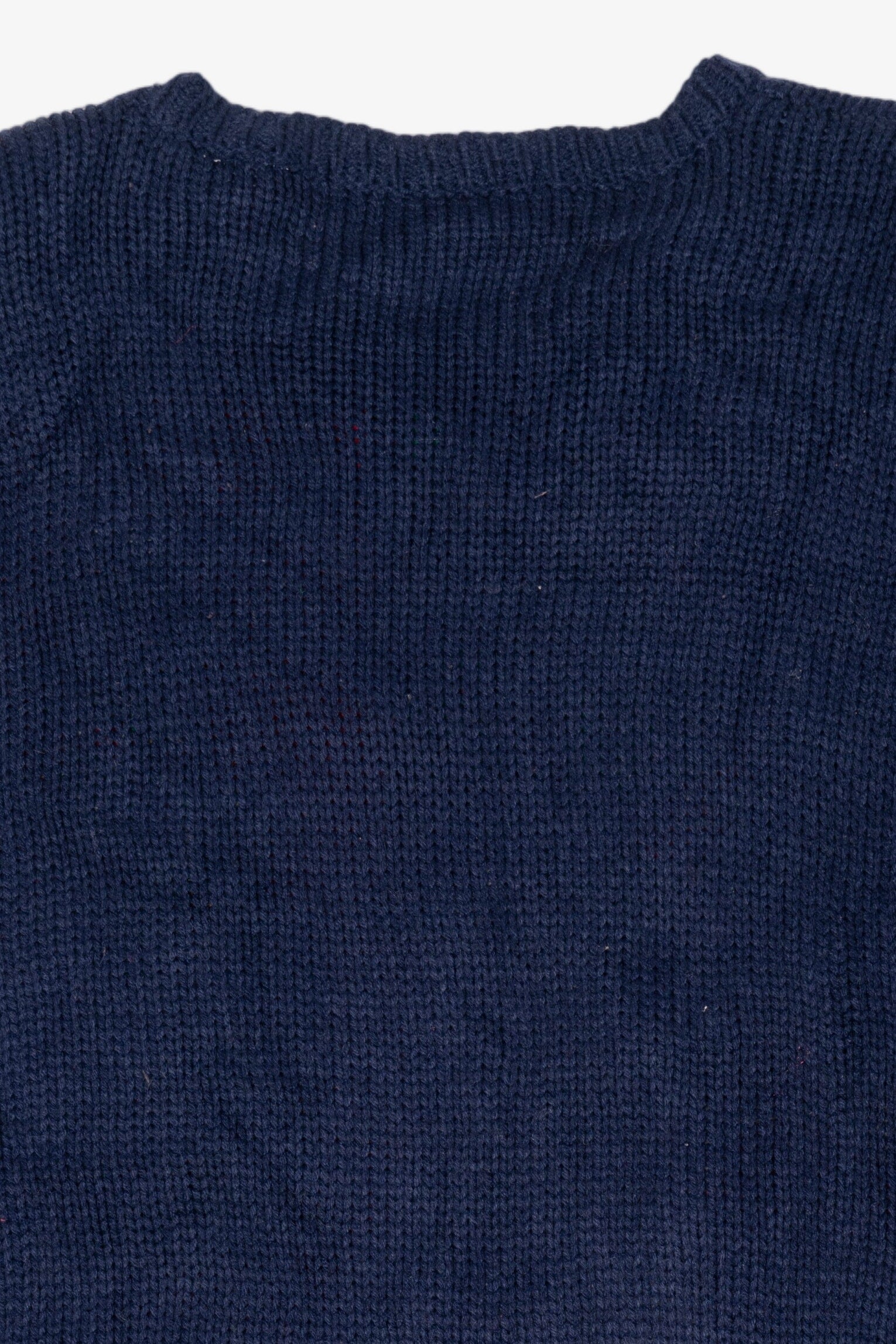 Vintage Navy Blue Karen Scott Ugly Christmas Pullover (1990s)