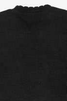 Vintage Black Nutcracker Wreaths Ugly Christmas Pullover (1980s)