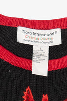 Vintage Black Tiara International Cardinals In Tree Ugly Christmas Pullover (2000s)