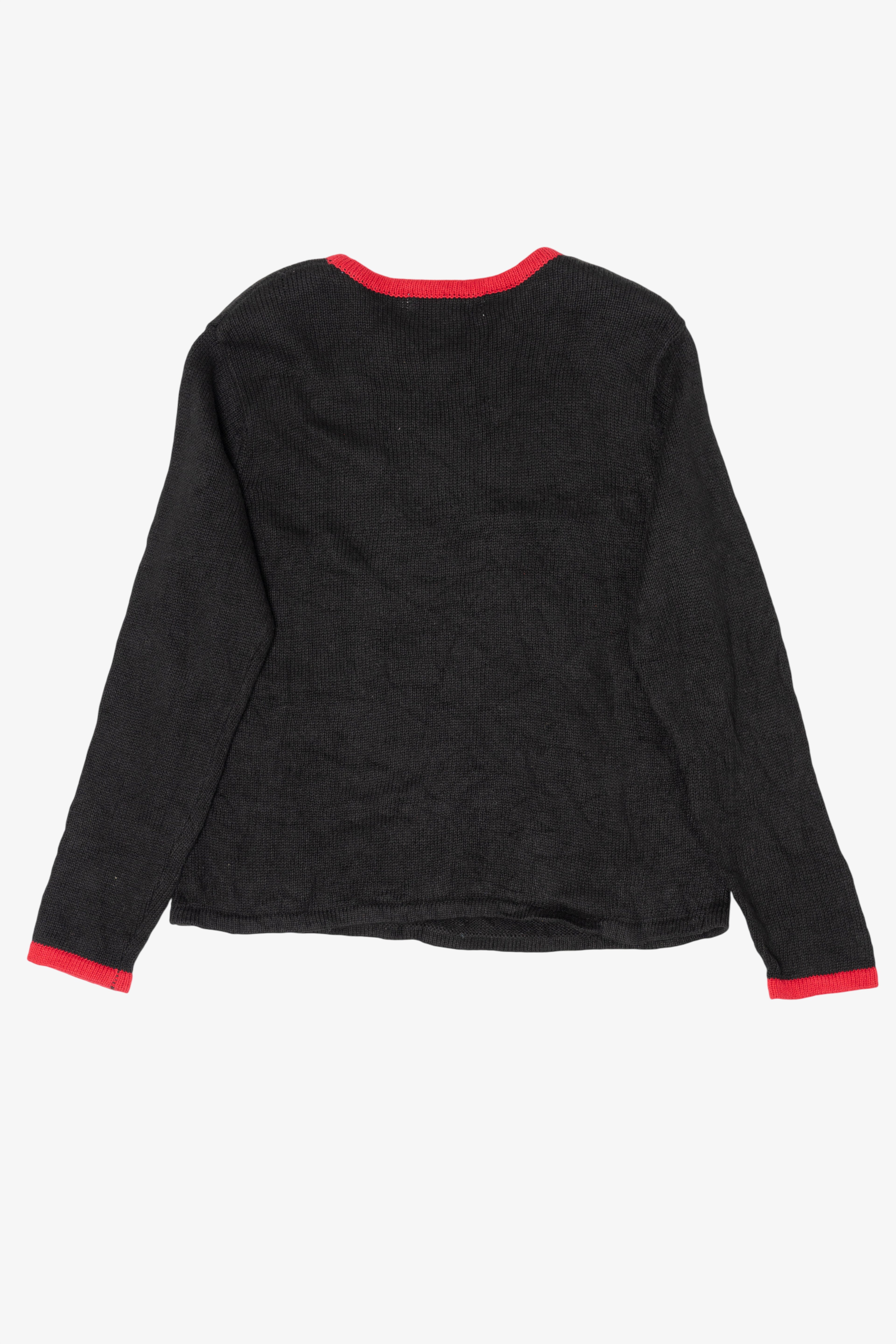 Vintage Black Tiara International Cardinals In Tree Ugly Christmas Pullover (2000s)