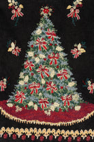 Vintage Black Tiara International Tree Ugly Christmas Pullover (2000s)