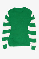 Striped Green Peanuts Snoopy "Just Chillin'" Ugly Christmas Pullover (2010s)