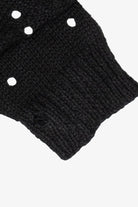 Vintage Hand Knit Black Marisa Christina Polar Bear Ugly Christmas Pullover (1990s)