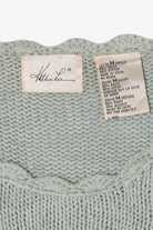 Vintage Light Blue Kathie Lee Tree Ugly Christmas Pullover (1990s)