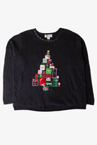 Vintage Gift Tree Ugly Christmas Sweater (2000s)
