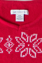 Vintage Red Fair Isle Terrier Christmas Sweater (2000s)