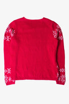 Vintage Red Fair Isle Terrier Christmas Sweater (2000s)
