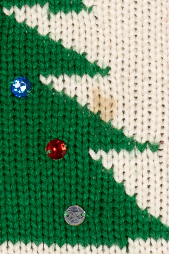 Vintage Green Boundary Waters Ugly Christmas Pullover (1980s)